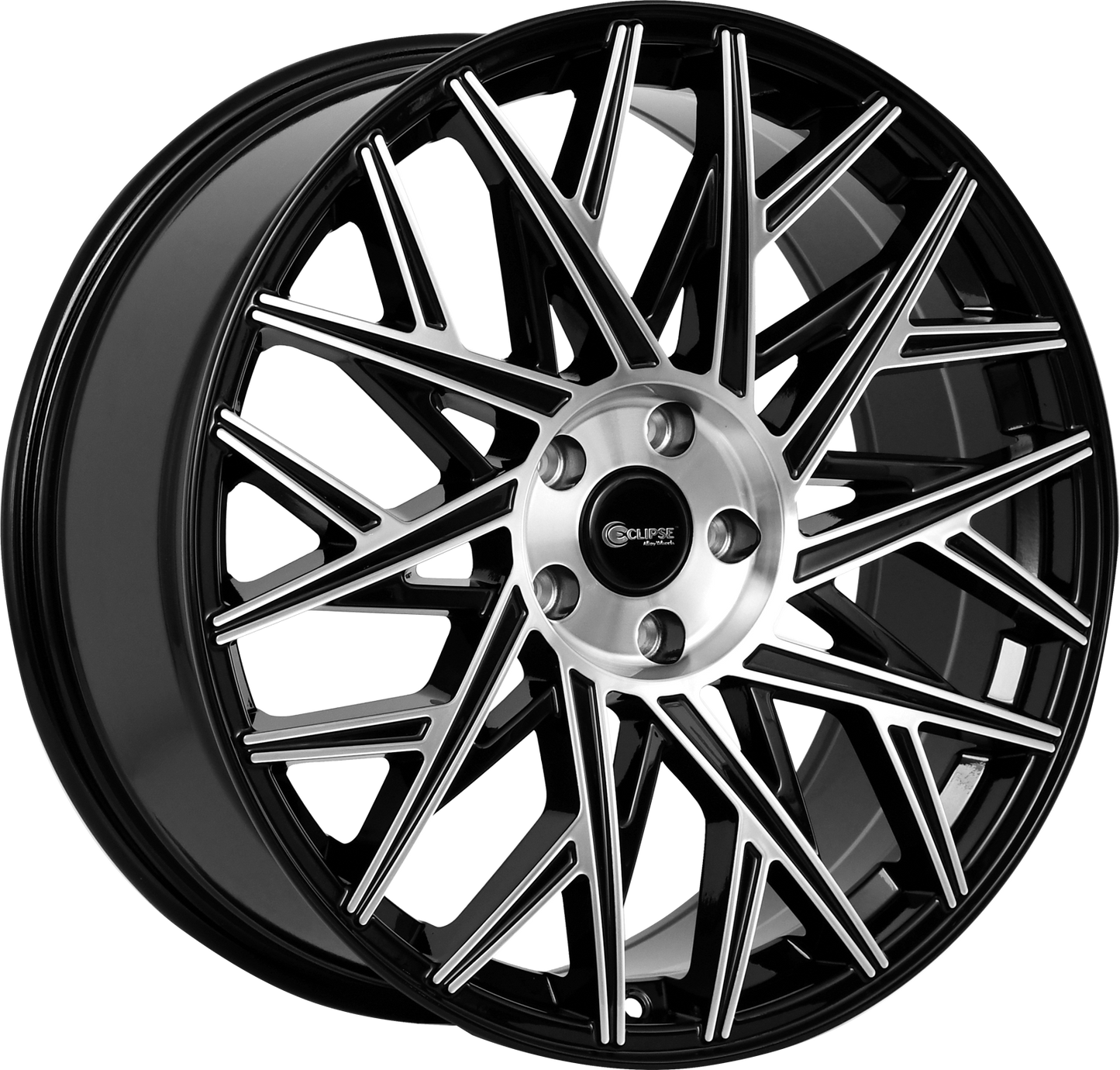 ECLIPSE 101 GLOSS BLACK MACHINED FACE