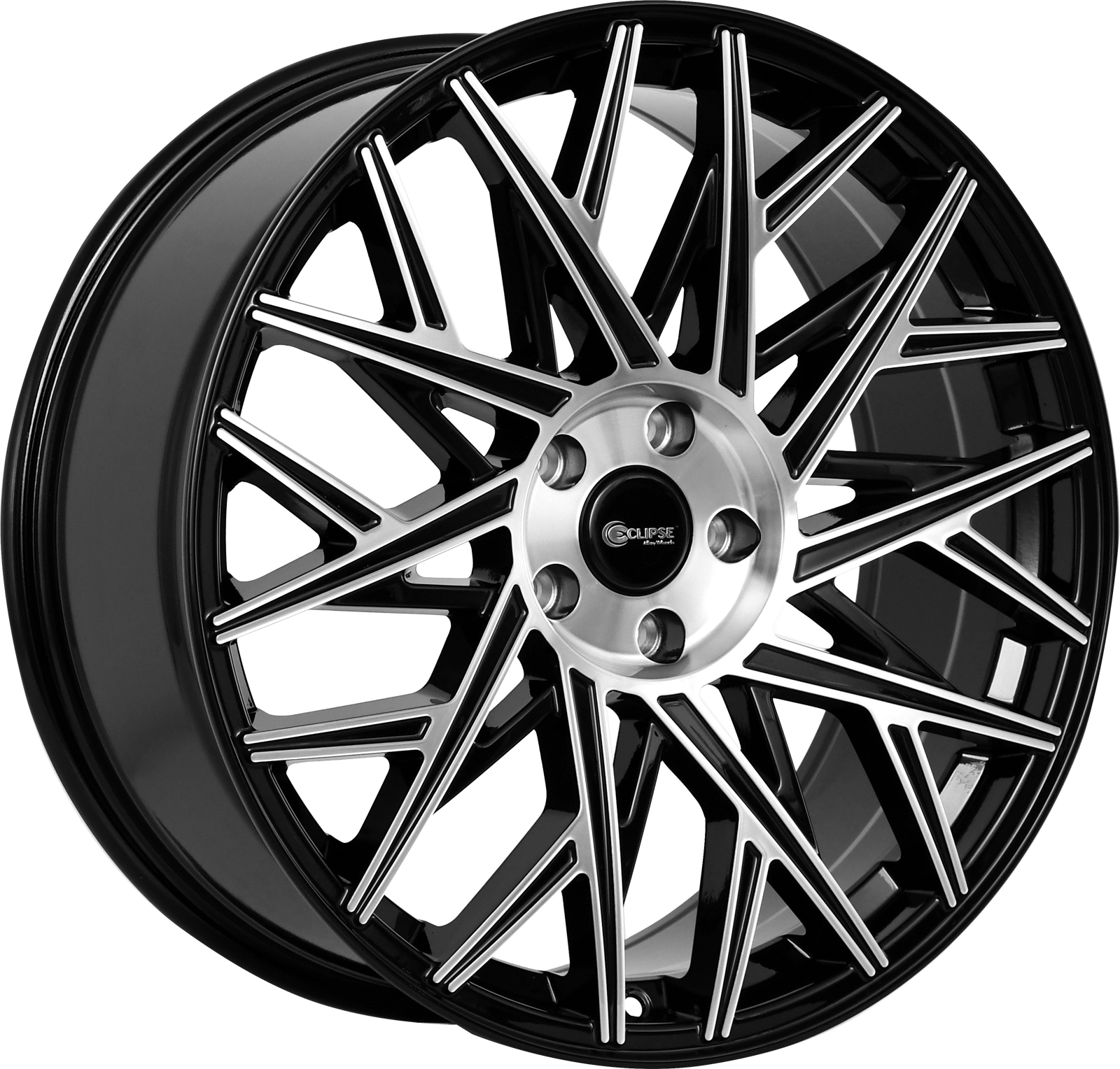 ECLIPSE 101 GLOSS BLACK MACHINED FACE