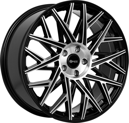 ECLIPSE 101 GLOSS BLACK MACHINED FACE