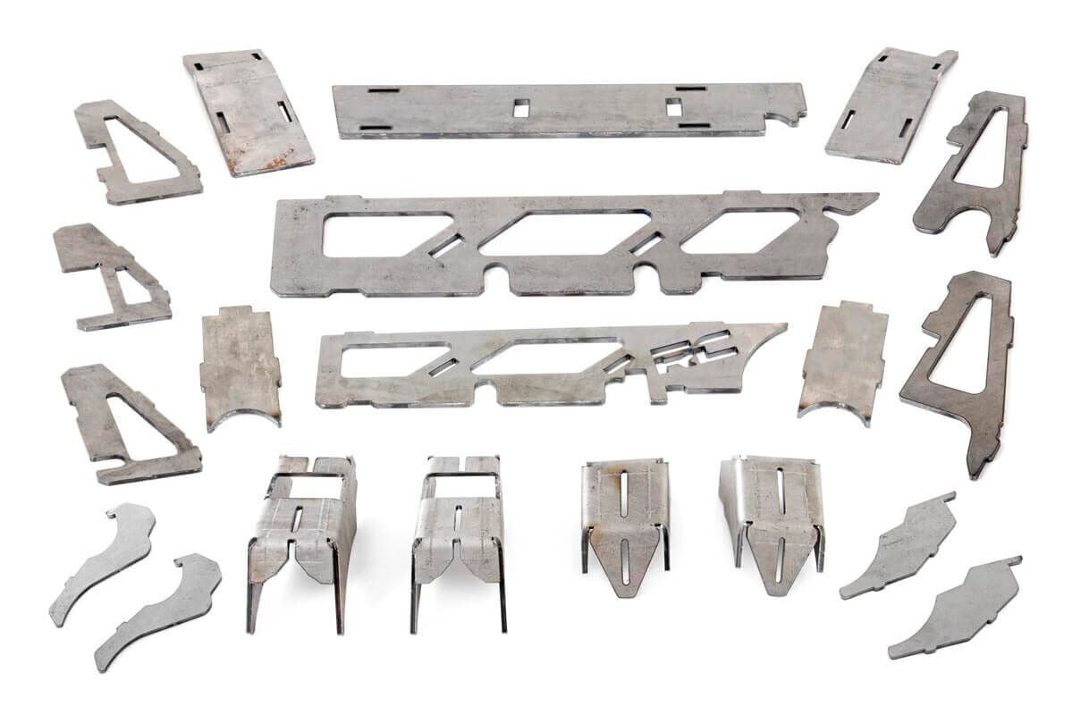 Rough Country Axle Truss and C-Gusset | Combo | Dana 30 | Jeep Wrangler JK/Wrangler Unlimited (07-18)