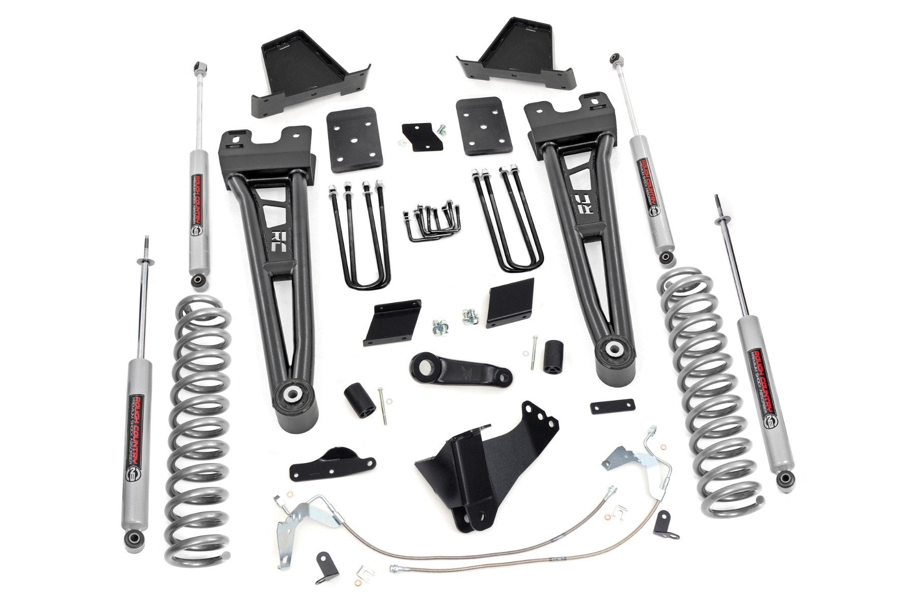Rough Country 6 Inch Lift Kit | Diesel | Radius Arm | No OVLD | Ford F-250 Super Duty (15-16)