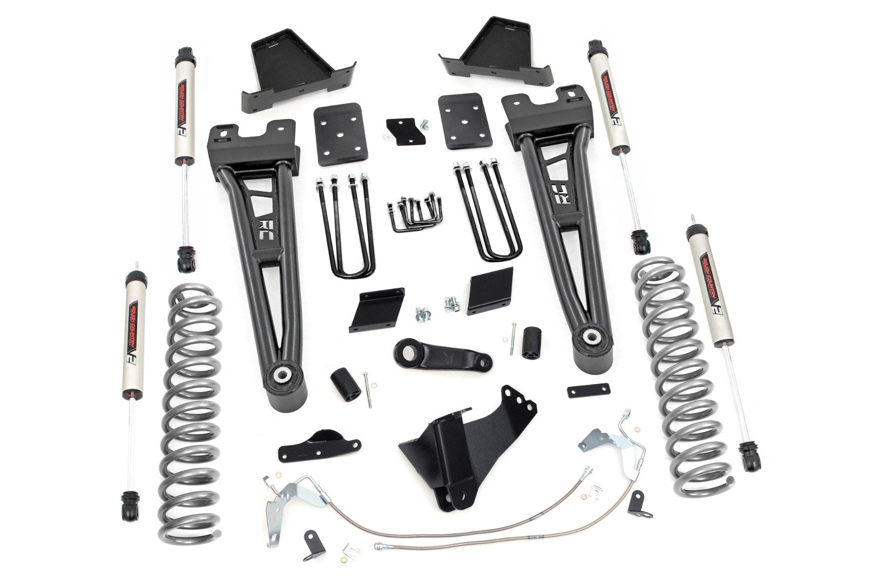 Rough Country 6 Inch Lift Kit | Diesel | Radius Arm | OVLD | V2 | Ford F-250 Super Duty (15-16)