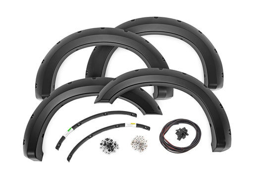 Rough Country Pocket Fender Flares | J7 Magnetic Gray | Ford F-250/F-350 Super Duty (11-16)