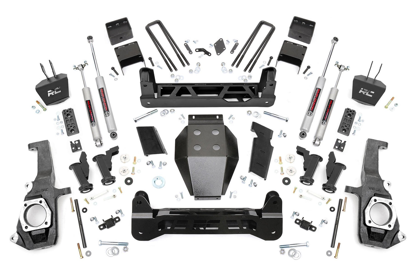 Rough Country 7.5 Inch Lift Kit | Torsion Drop | Chevy/GMC 2500HD/3500HD (11-19)