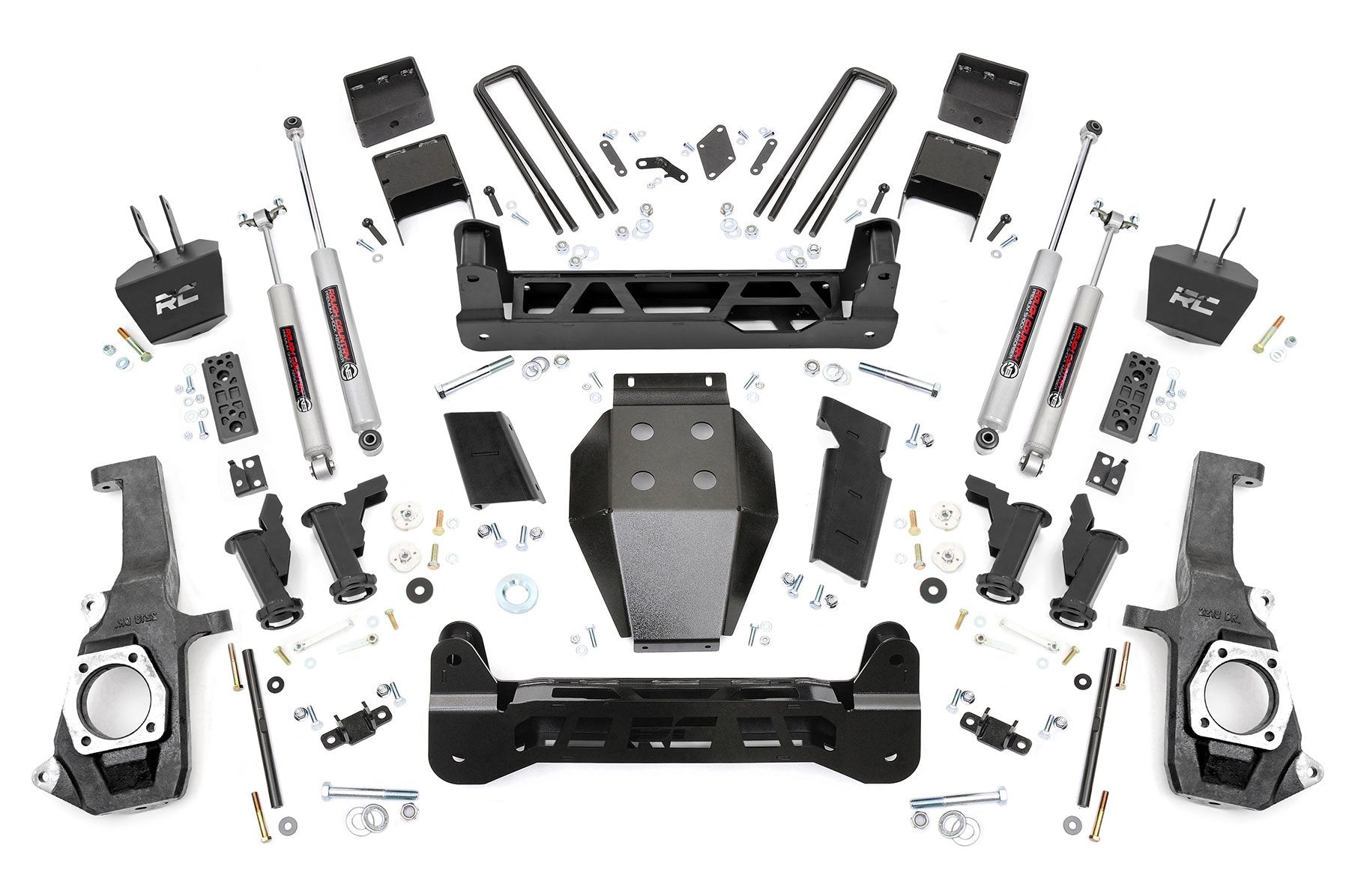 Rough Country 7.5 Inch Lift Kit | Torsion Drop | Chevy/GMC 2500HD/3500HD (11-19)