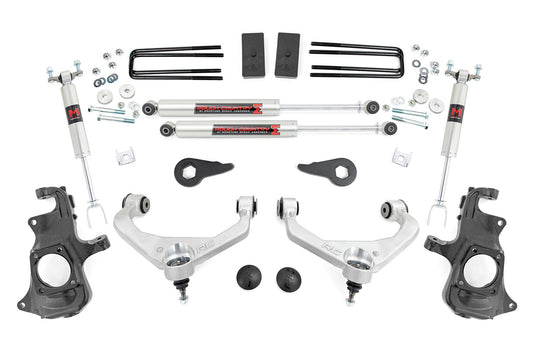 Rough Country 3.5 Inch Knuckle Lift Kit | M1 | w/ Overloads | Chevy/GMC 2500HD/3500HD (11-19)
