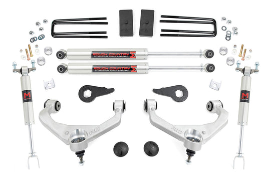 Rough Country 3.5 Inch Lift Kit | M1 | w/ Overloads | Chevy/GMC 2500HD/3500HD (11-19)