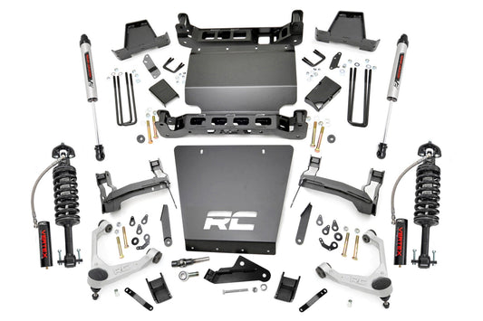 Rough Country 7 Inch Stamped Steel LCA Lift Kit | Forged UCA | Bracket | Vertex/V2 Shks | Chevy/GMC 1500 (16-18)