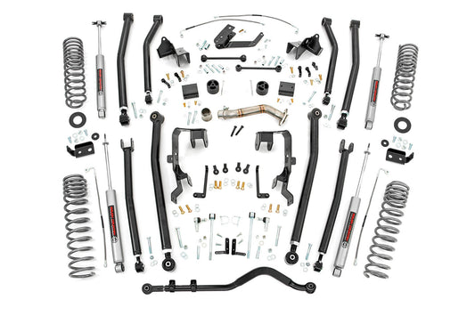 Rough Country 4 Inch Lift Kit | Long Arm | Jeep Wrangler Unlimited 4WD (2012-2018)
