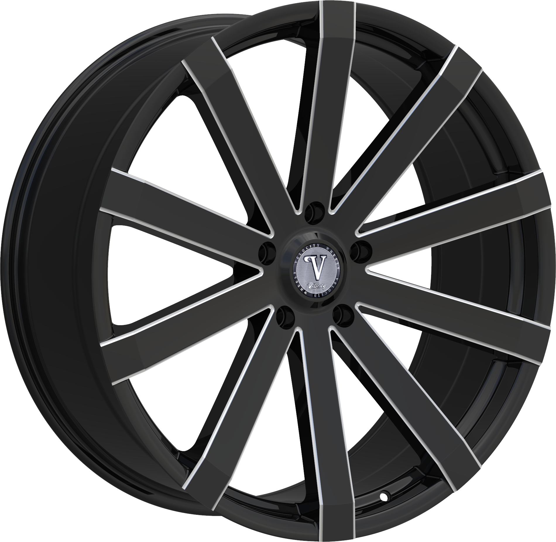 VELOCITY 12 BLACK AND MILLED