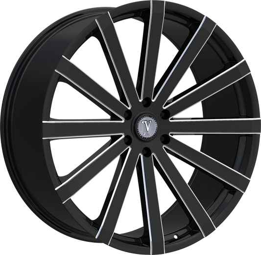 VELOCITY 12 BLACK AND MILLED