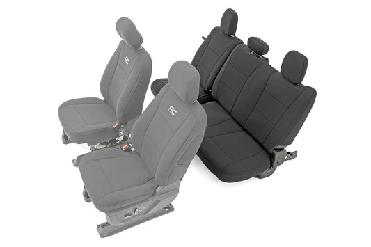 Rough Country Seat Covers | Rear Bench Seat | Ford F-150/Lightning/F-250/F-350  (2015-2025)