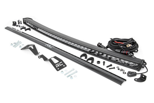 Rough Country LED Light Kit | Front Mount | 40" Black Single Row | Can-Am Commander Max 1000