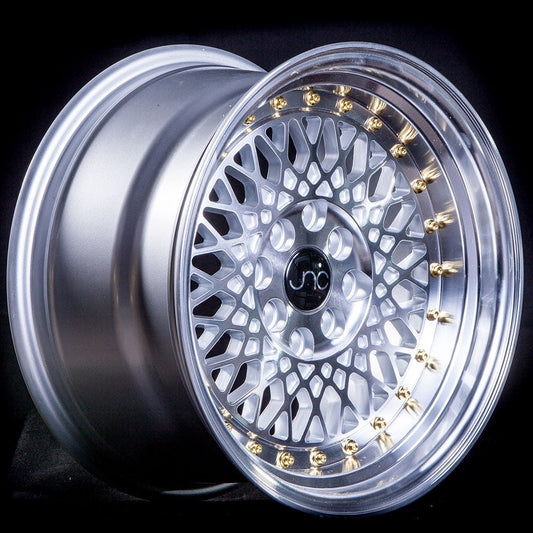 JNC031 Silver Machined Face Chrome Rivets