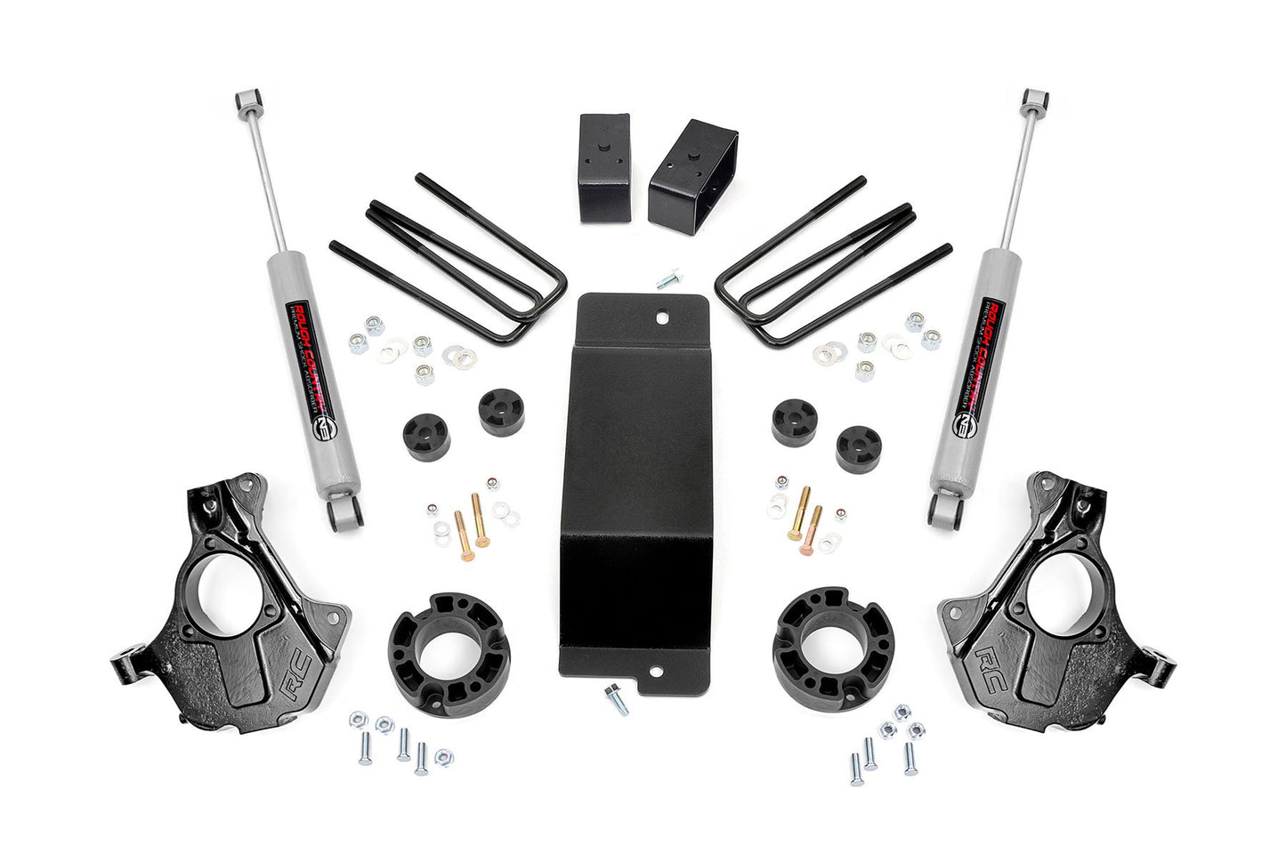Rough Country 3.5 Inch Lift Kit | Alum/Stamp Steel LCA | Chevy/GMC 1500 (14-18 & Classic)