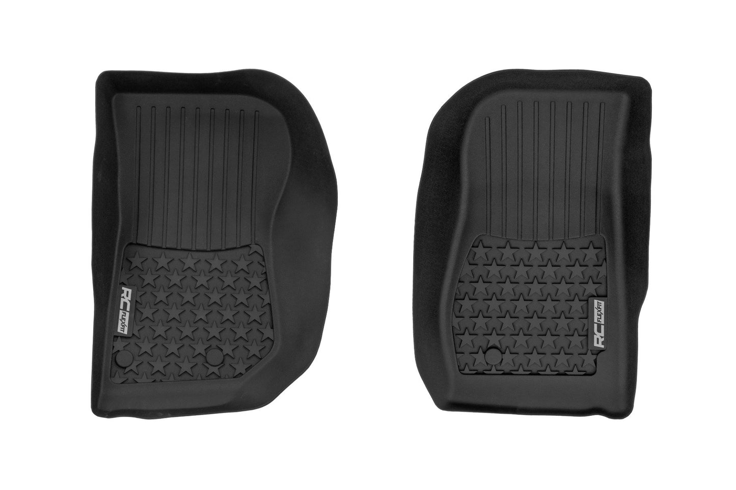 Rough Country Floor Mats | FR | 4 Door | Jeep Wrangler Unlimited 4WD (2014-2018)