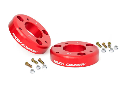 Rough Country 2 Inch Leveling Kit | Red | Ford F-150 (14-25)/Raptor (19-20)