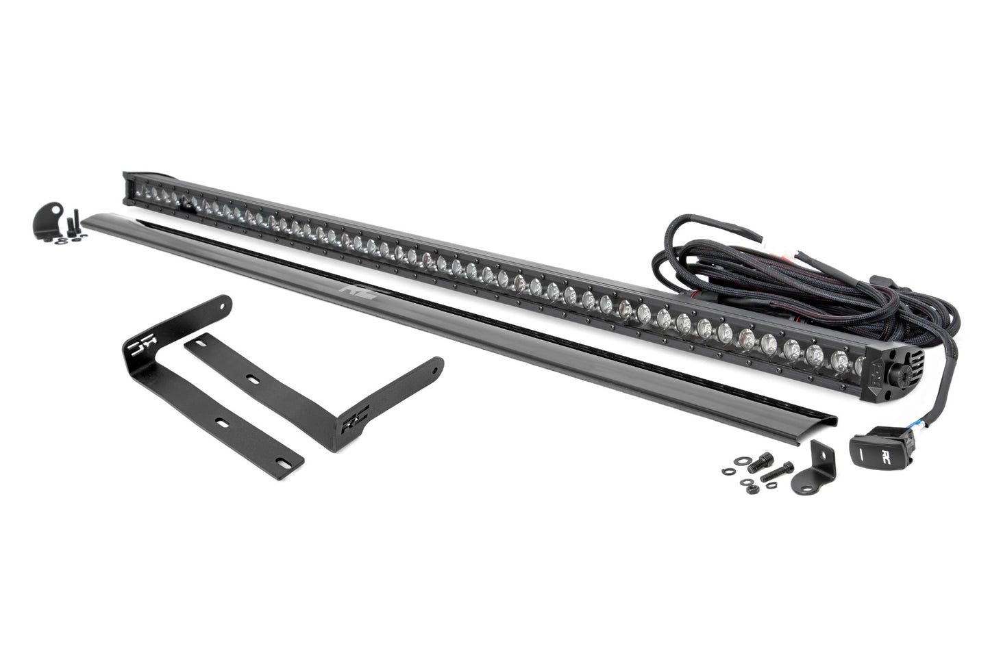 Rough Country LED BlackSingle Row DRL Light Bar Kit | 50 Inch | Kubota RTV-X1120