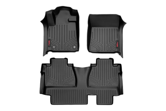 Rough Country Floor Mats | FR & RR | Double Cab | Toyota Tundra 2WD/4WD (2014-2021)