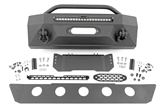 Rough Country Front Bumper | Hybrid | 20" Blk LED | Toyota 4Runner 2WD/4WD (2014-2024)