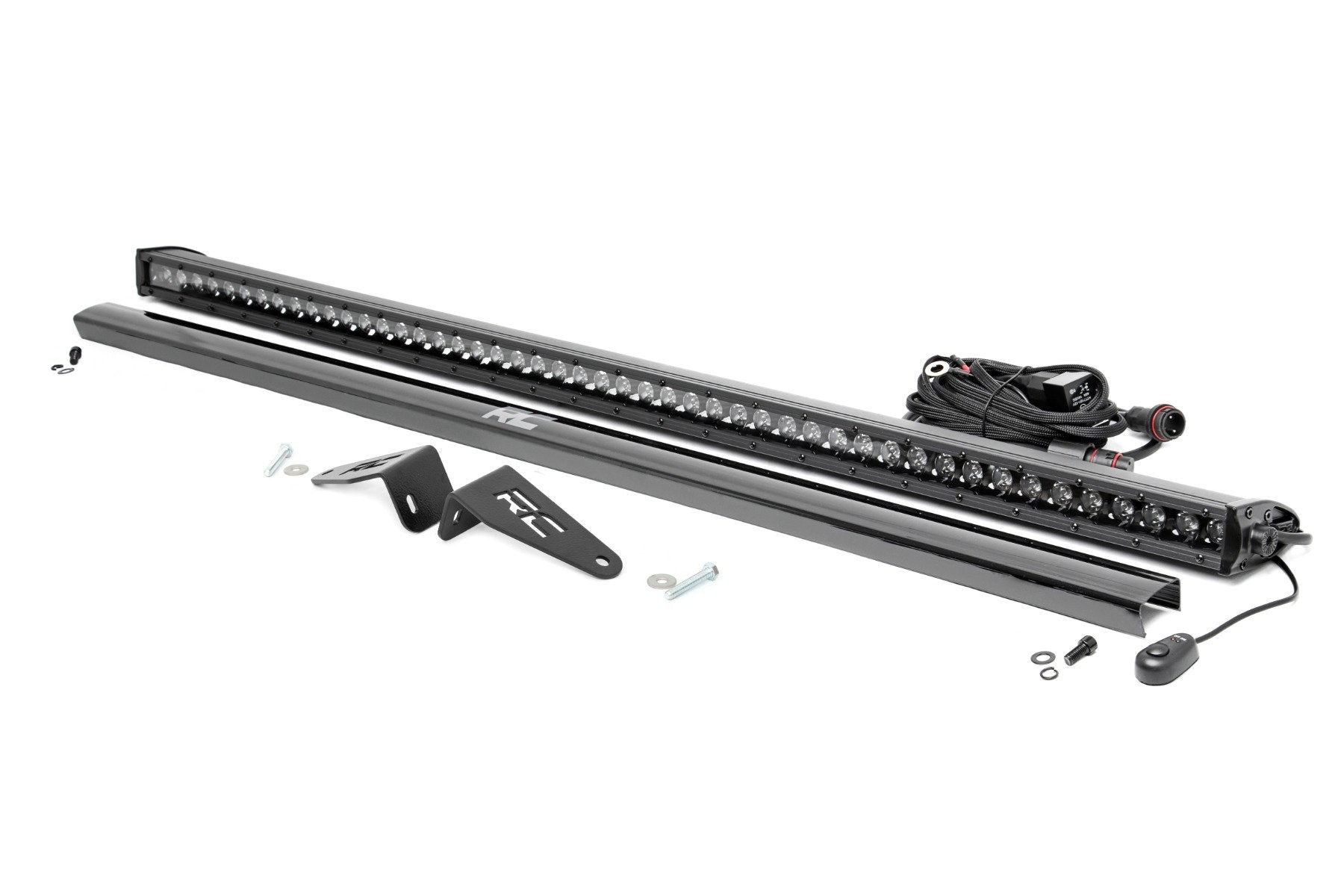 Rough Country LED Light Kit | Rear Mount | 50" Black Pair | Polaris Ranger XP 1000