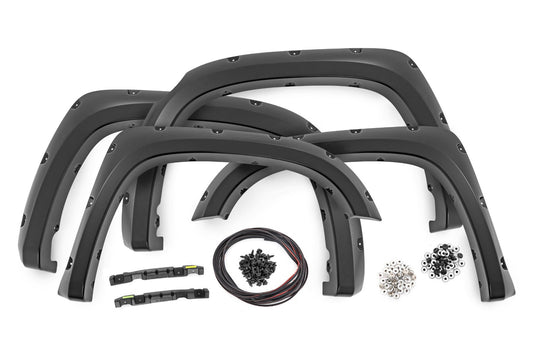 Rough Country Pocket Fender Flares | 1H5 Cement | Toyota Tundra 2WD/4WD (2014-2021)