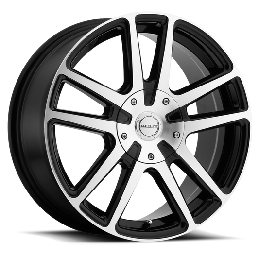 Raceline 927 Mamba wheel Black Machined Face