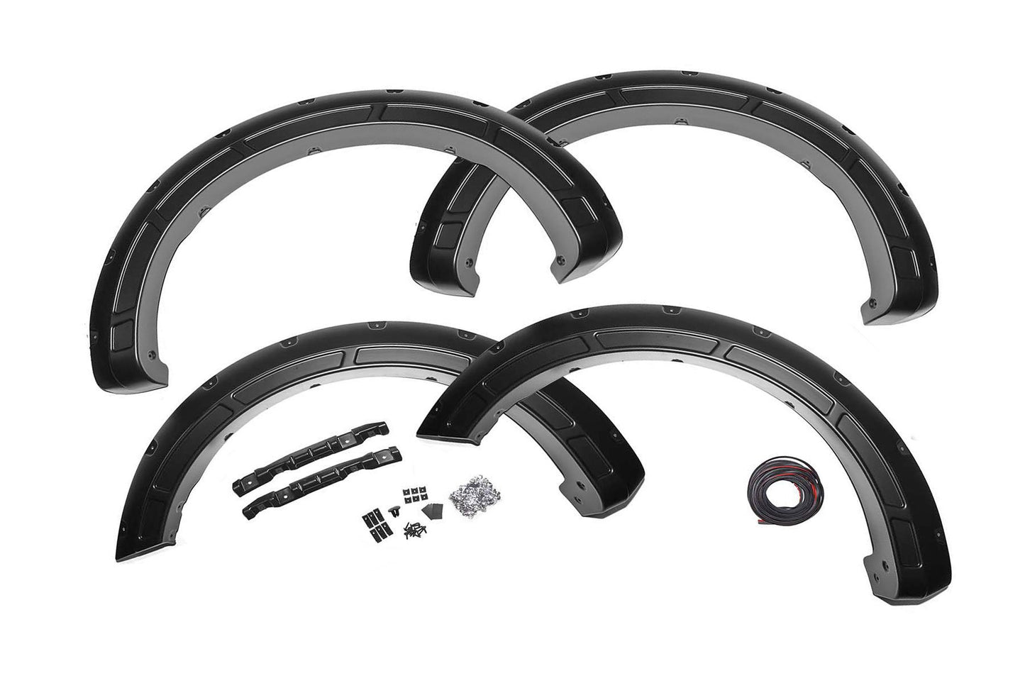 Rough Country Fender Flares | Defender | YZ Oxford White | Ford F-150 2WD/4WD (2015-2020)
