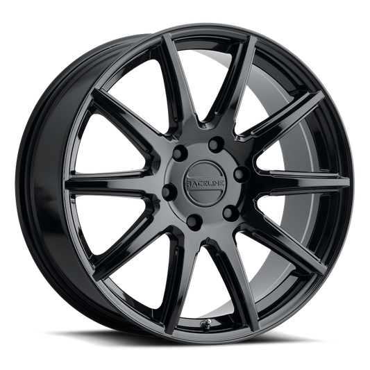 Raceline 159 Spike wheel Gloss Black