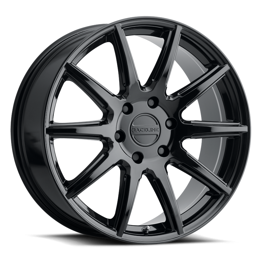Raceline 159 Spike wheel Gloss Black