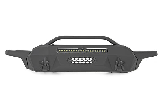 Rough Country Front Bumper | High Clearance | Hybrid | 20" Blk DRL LED | Toyota Tacoma (16-23)