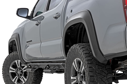 Rough Country Fender Flares | Sport | 218 Midnight Black Metallic | Toyota Tacoma (16-23)