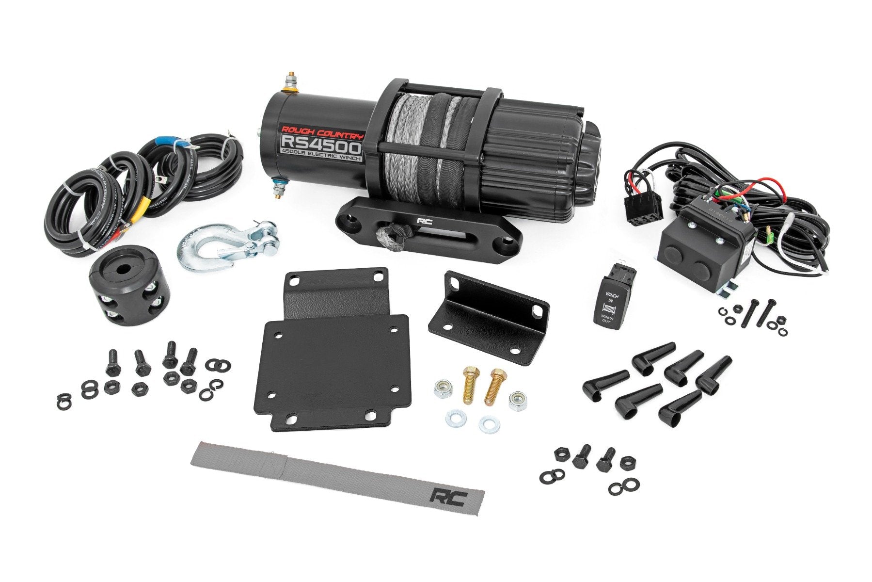 Rough Country Winch Mount | RS4500S | Honda Pioneer 1000
