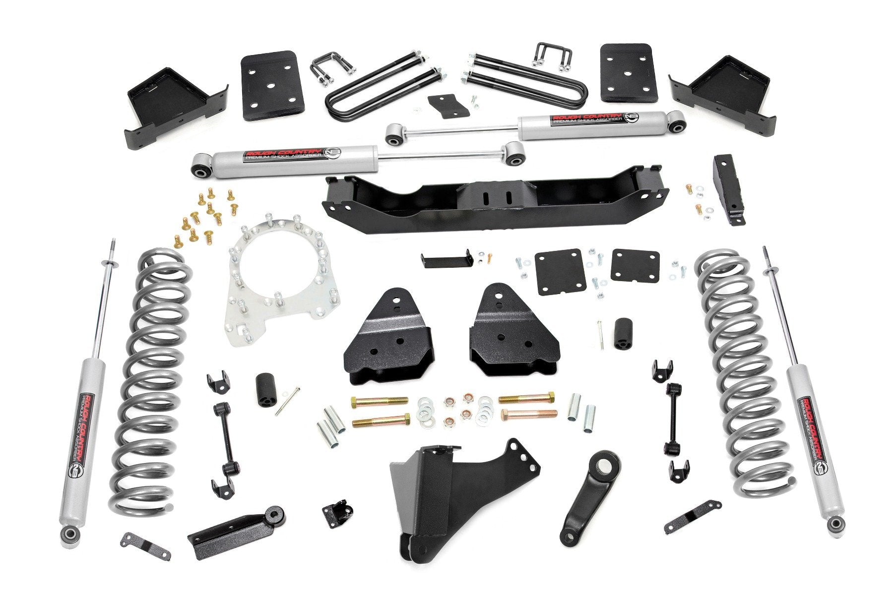 Rough Country 6 Inch Lift Kit | Diesel | OVLD | Ford F-250/F-350 Super Duty 4WD (2017-2022)