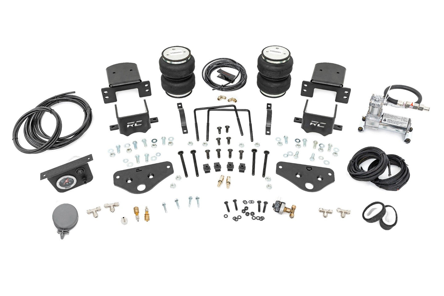 Rough Country Air Spring Kit w/ compressor | Ford F-250/F-350 Super Duty 4WD (2017-2026)