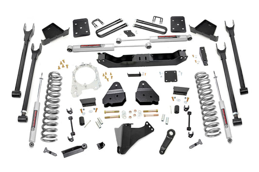 Rough Country 6 Inch Lift Kit | Diesel | 4 Link | OVLD | Ford F-250/F-350 Super Duty (17-22)
