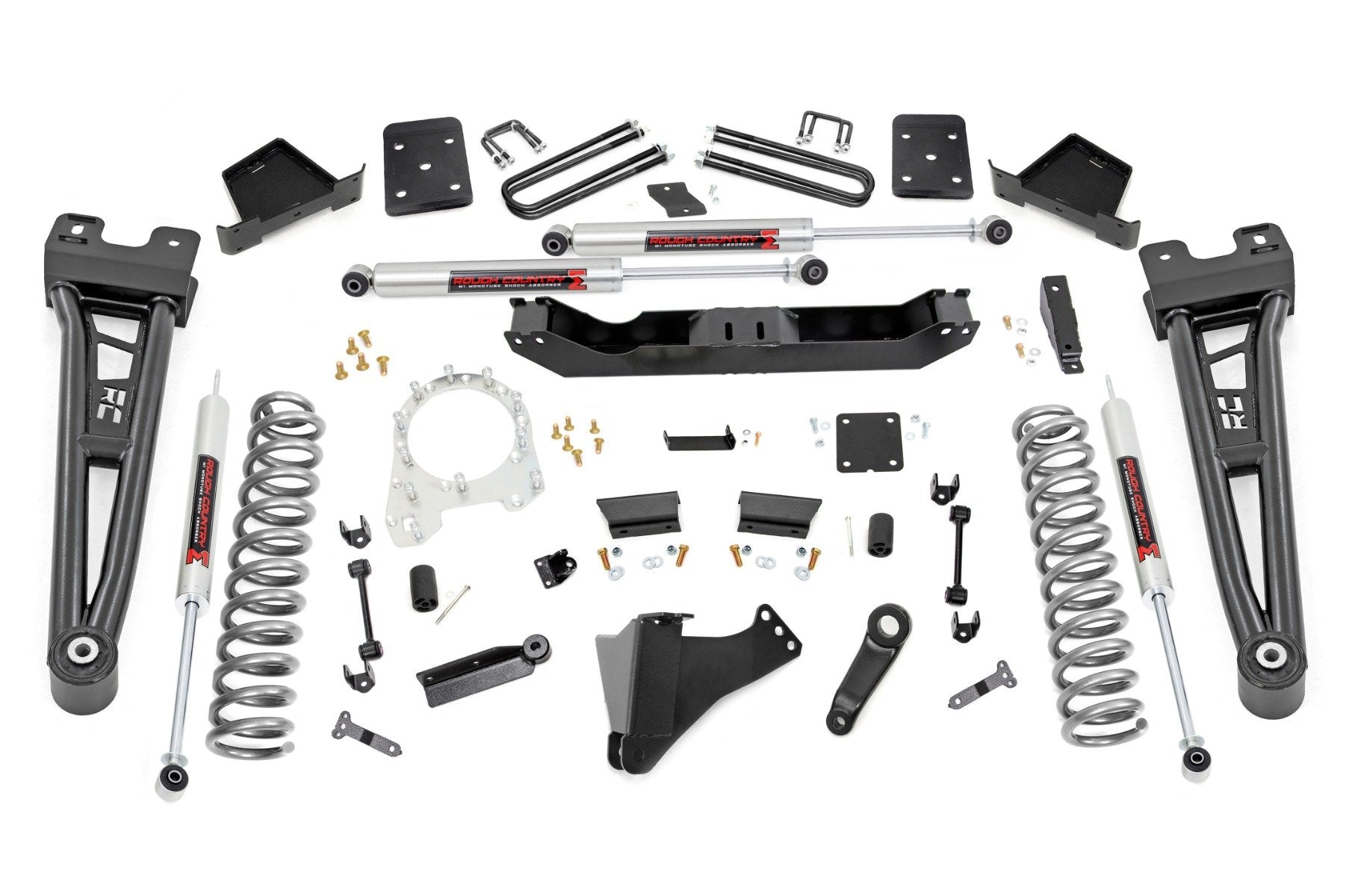 Rough Country 6 Inch Lift Kit | R/A | OVLDS | M1 | Ford F-250/F-350 Super Duty 4WD (17-22)