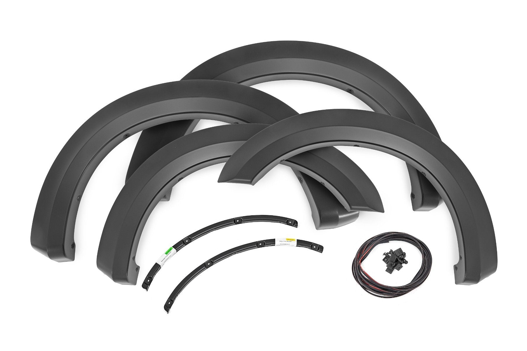 Rough Country Fender Flares | Sport | D1 Stone Gray | Ford F-250/F-350 Super Duty (17-22)