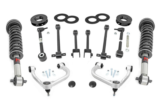 Rough Country 3 Inch Lift Kit | UCA | M1 Struts | Ford Expedition 4WD (2018-2024)