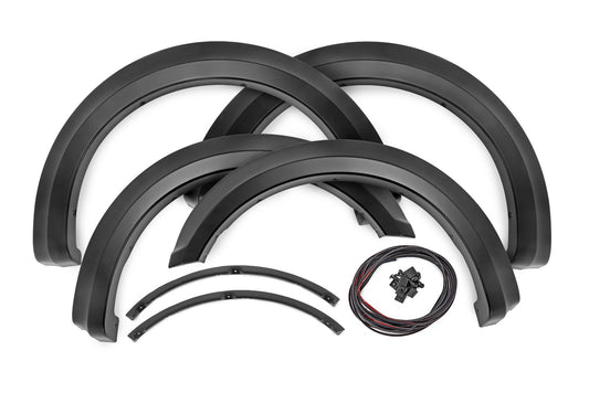Rough Country Fender Flares | Sport | YZ Oxford White | Ford F-150 2WD/4WD (2018-2020)