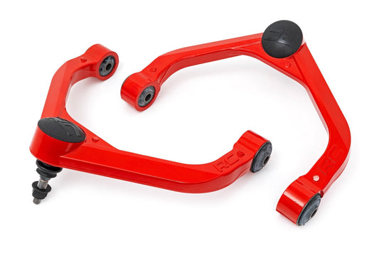 Rough Country Red Forged Upper Control Arms | 3-3.5 Inch Lift | Ram 1500 2WD/4WD (19-26)
