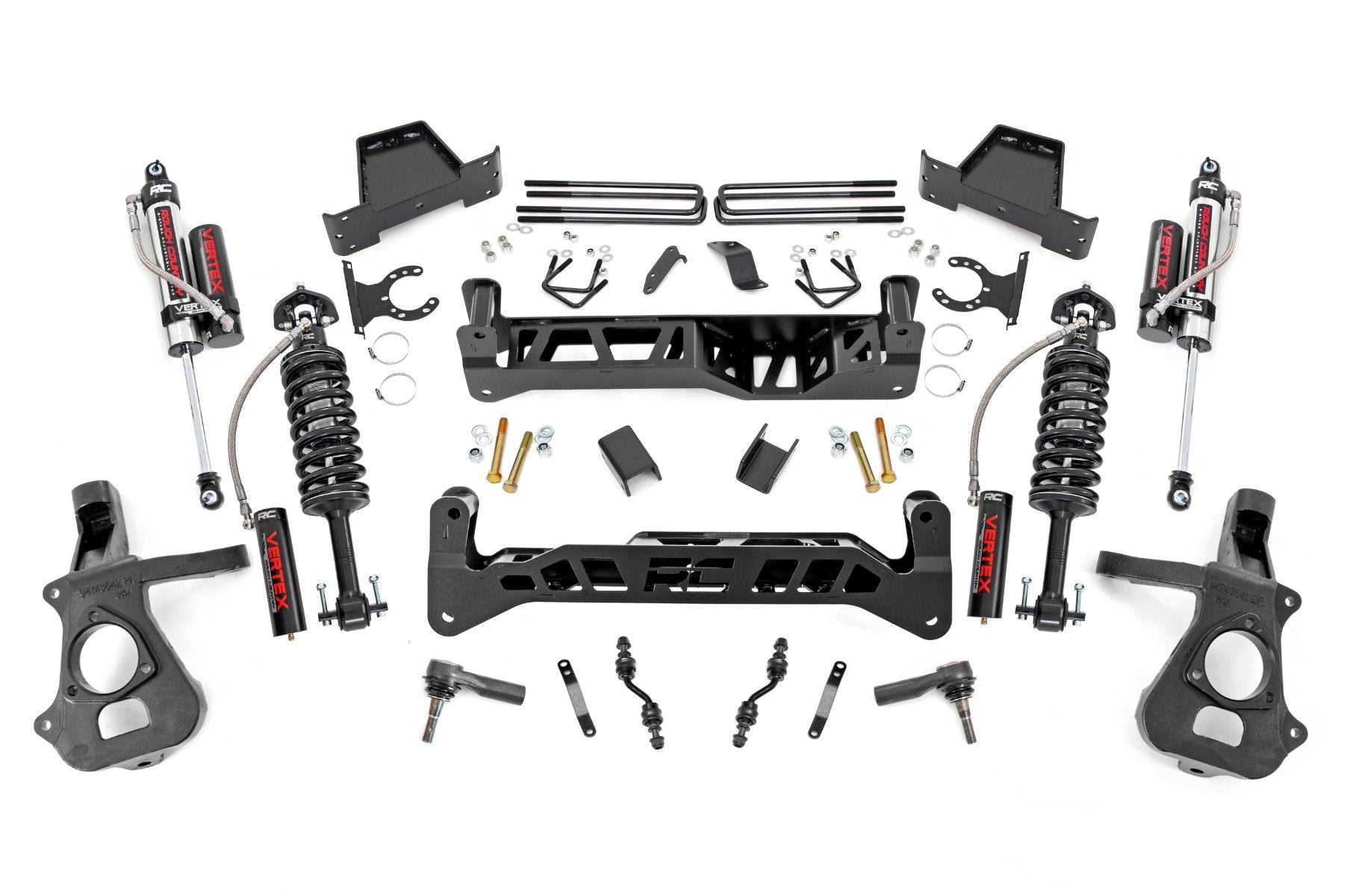 Rough Country 7 Inch Lift Kit | Alum/Stamp Steel | Vertex | Chevy/GMC 1500 (14-18 & Classic)