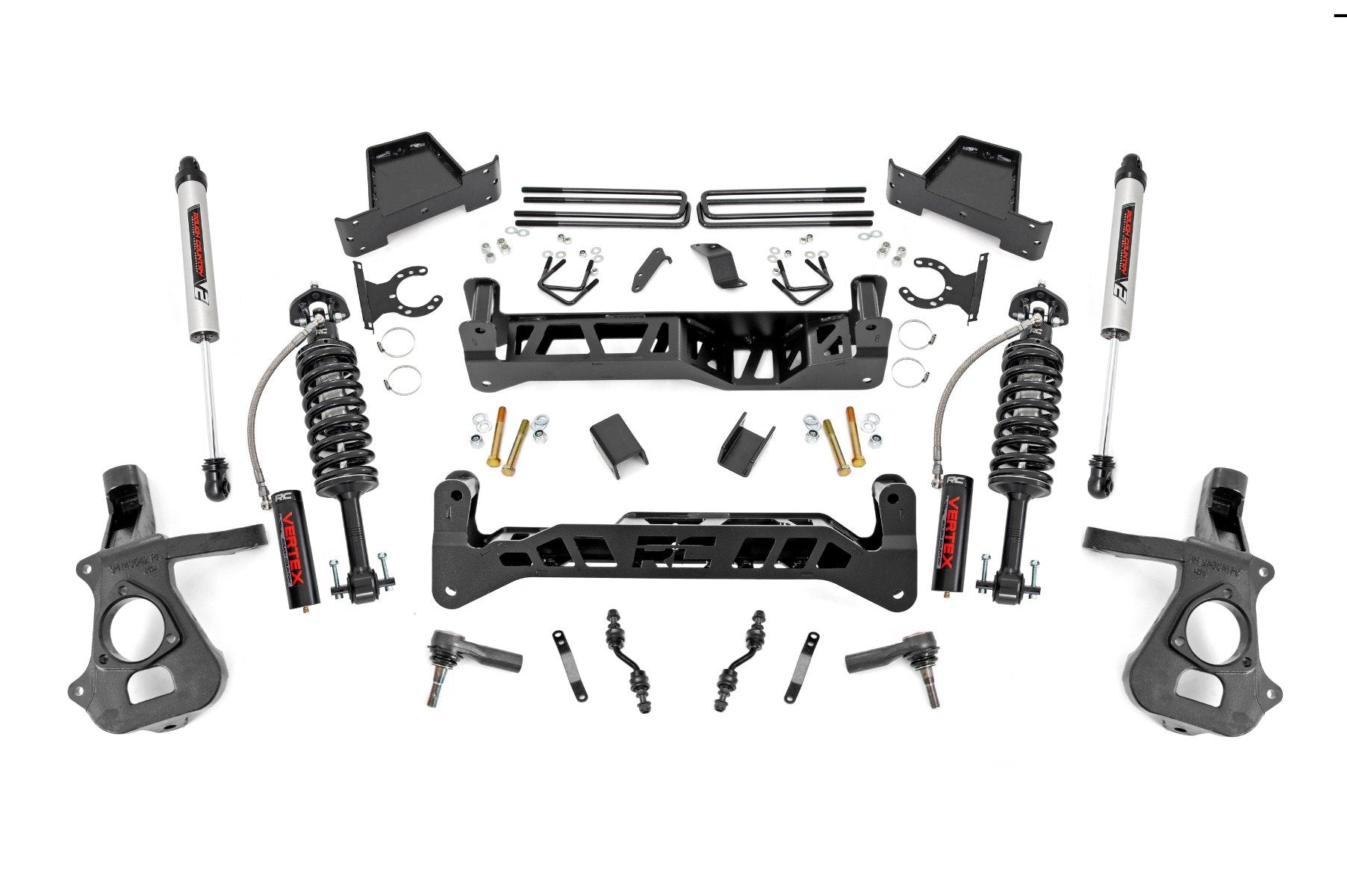 Rough Country 7 Inch Lift Kit | Cast Steel | Vertex/V2 | Chevy/GMC 1500 (14-18 & Classic)