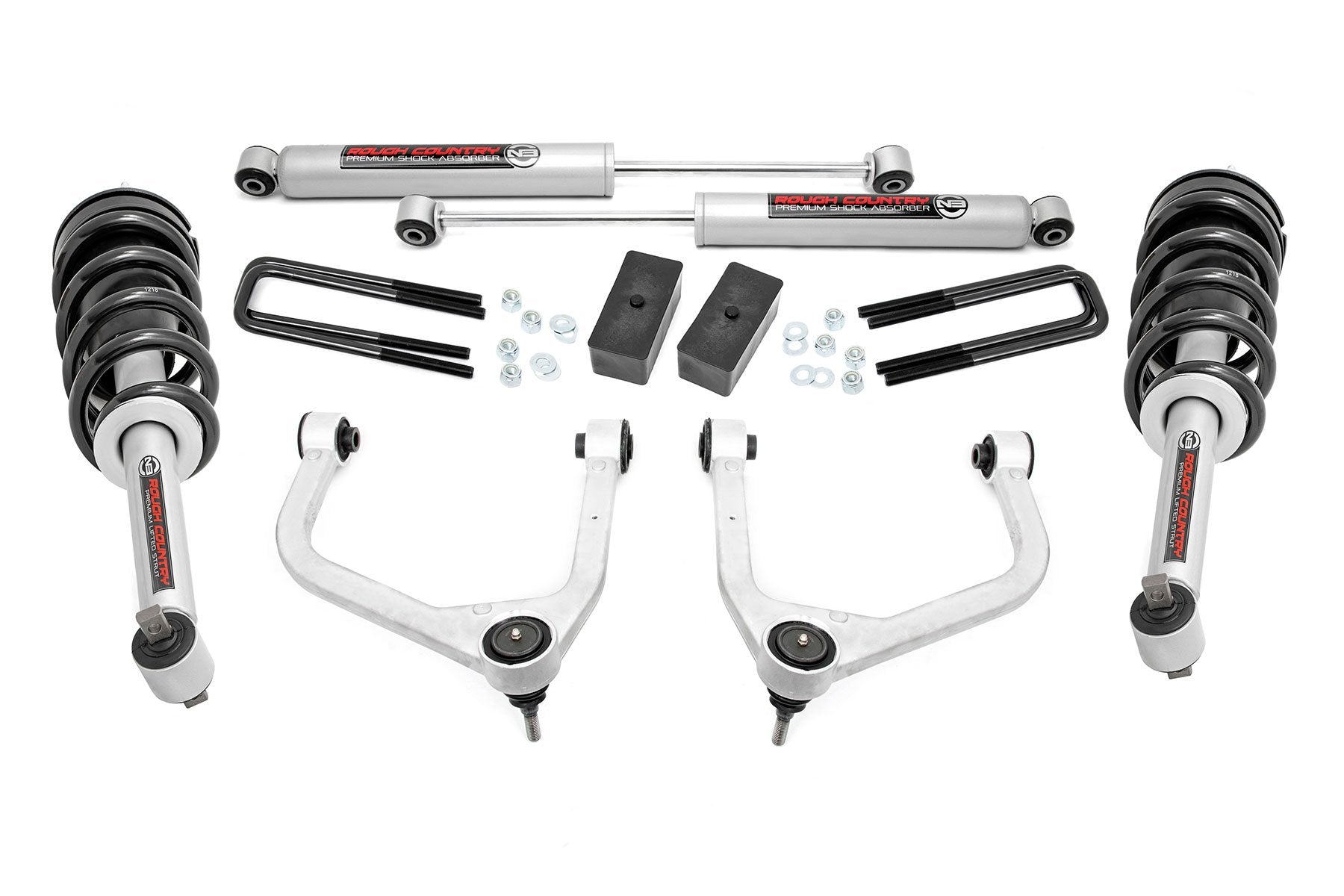 Rough Country 3.5 Inch Lift Kit | N3 Struts | GMC Sierra 1500 2WD/4WD (2019-2025)