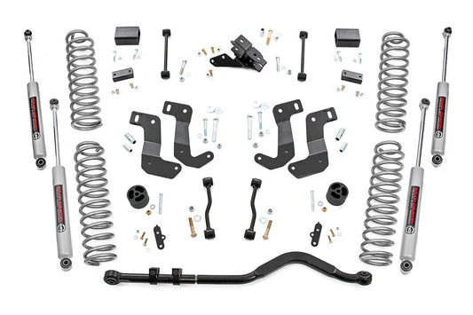 Rough Country 3.5 Inch Lift Kit | C/A Drop | 4-Door | EcoDiesel | Jeep Wrangler Unlimited (20-23)