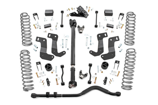 Rough Country 3.5 Inch Lift Kit | C/A Drop | 4-Door | 392 | Jeep Wrangler Unlimited (18-23)