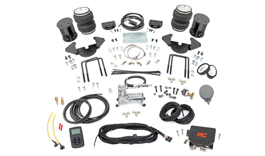 Rough Country Air Spring Kit w/compressor | Wireless Controller | Chevy/GMC Sierra/Silverado 1500 (19-26)