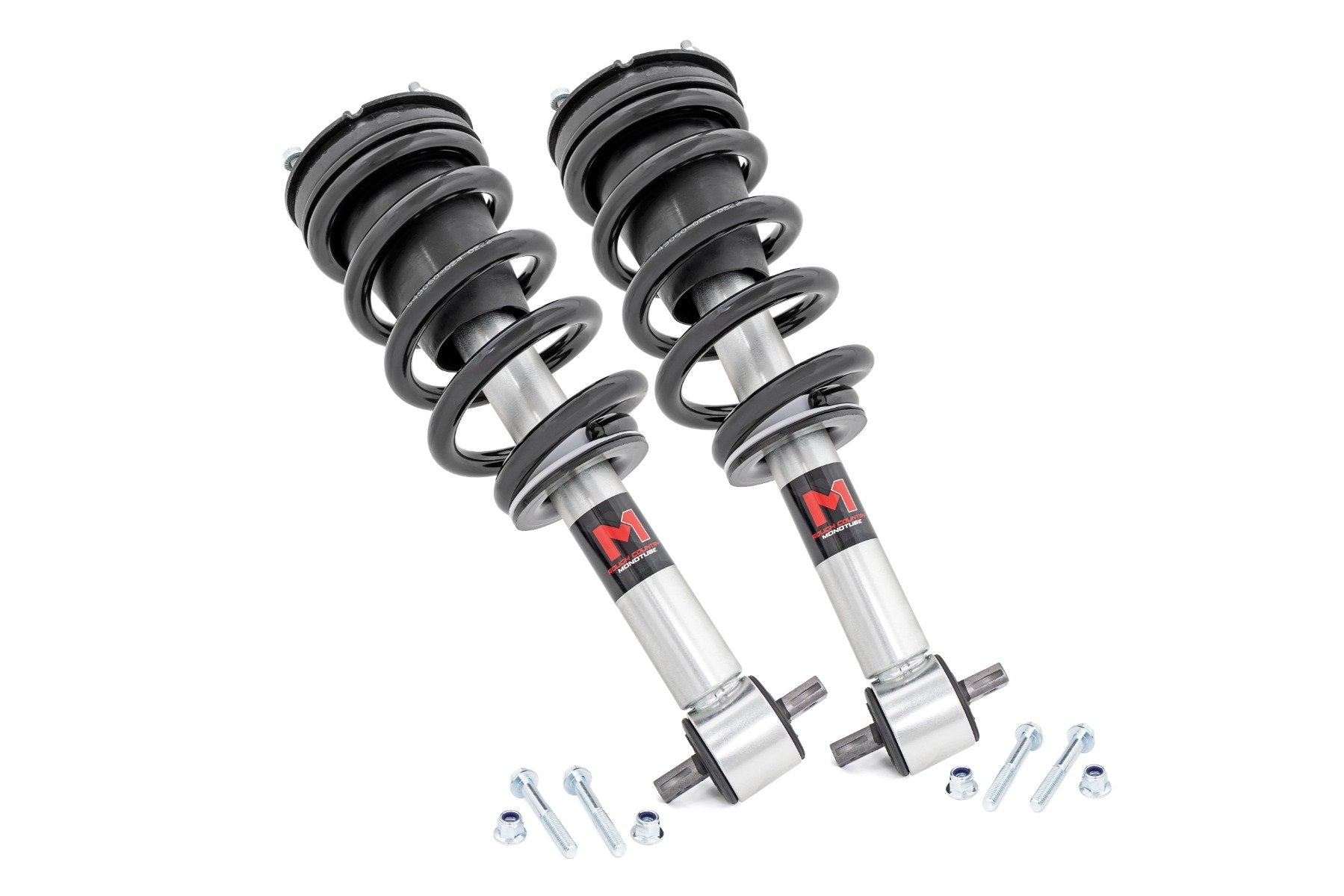 Rough Country M1 Leveling Struts | 2 Inch | Loaded Strut | Chevy/GMC SUV 1500 4WD (21-26)