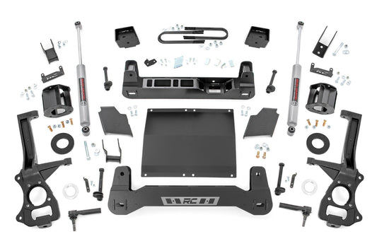 Rough Country 6 Inch Lift Kit | Mono Leaf Rear | Diesel | GMC Sierra 1500 2WD/4WD (25-26)