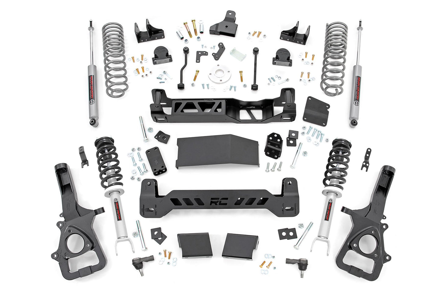 Rough Country 6 Inch Lift Kit | 22XL | N3 Struts | Dual Rate Coils | Ram 1500 4WD (19-24)